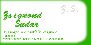 zsigmond sudar business card